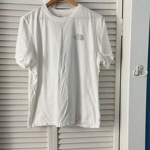 The North Face White Short Sleeve Crewneck Logo Tee